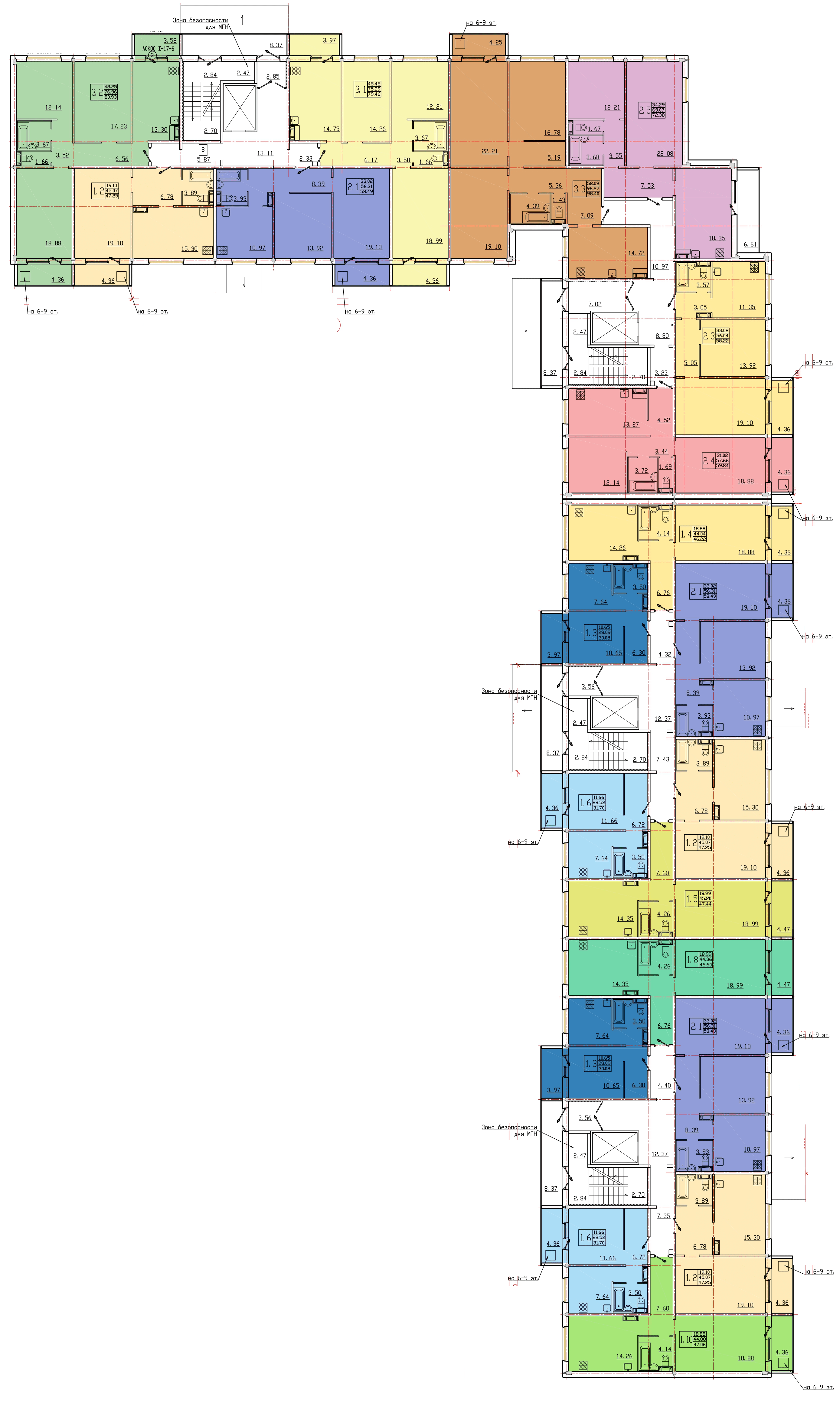 Большая Московская д.132 корп. 2 (поз. 52) — СЗ Проектстрой